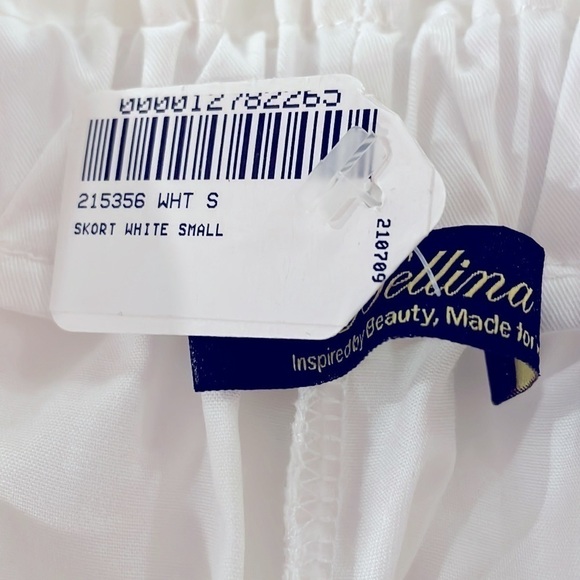 WHITE Skort elastic waist pull up - Picture 9 of 11